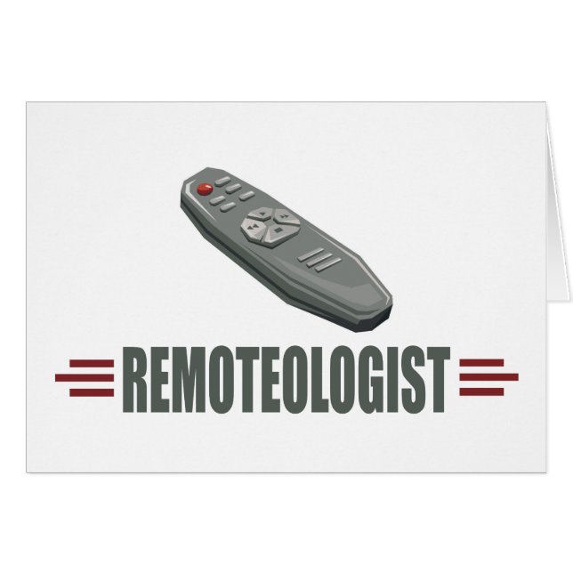 Télécommande télévisée humoristique (Devant horizontal)