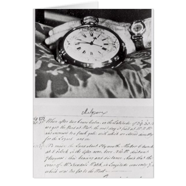 Télécopie du chronomètre de poche (Devant)