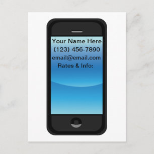 Téléphone Baby-sit Carte postale