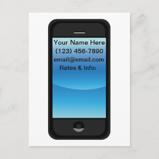 Téléphone Baby-sit Carte postale