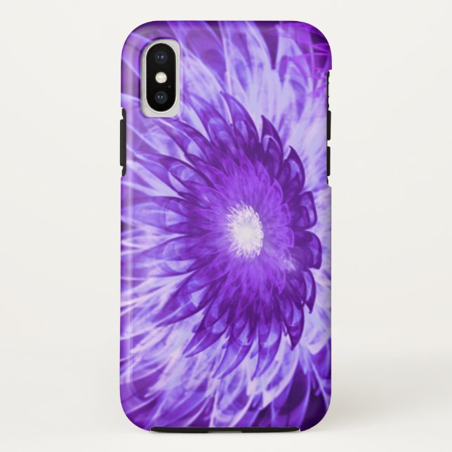 Téléphone / coque ipad Fleurs d'Imaginaire violet (Dos)