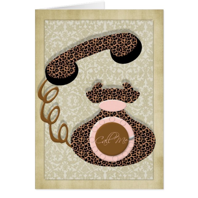 Téléphone de léopard (Devant)