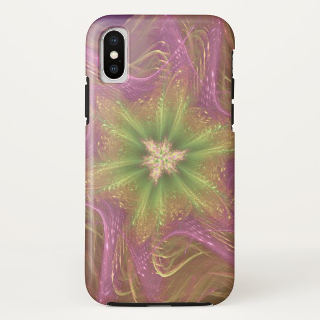 Téléphone / Palette coque ipad Fractale Violet Lum (Dos)