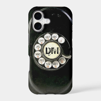 Téléphone vintage en bakélite à cadran rotatif, aj