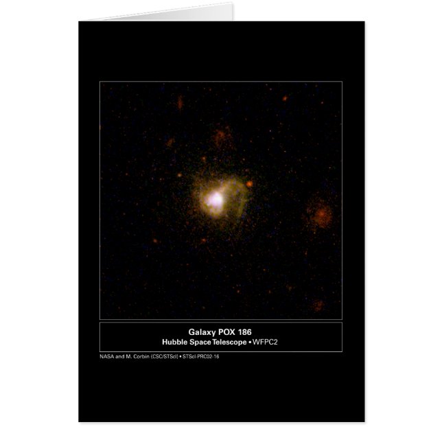 Télescope de Hubble de la VARICELLE 186 de galaxie (Devant)