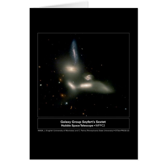 Télescope de Hubble de sextuor de groupe de (Devant)