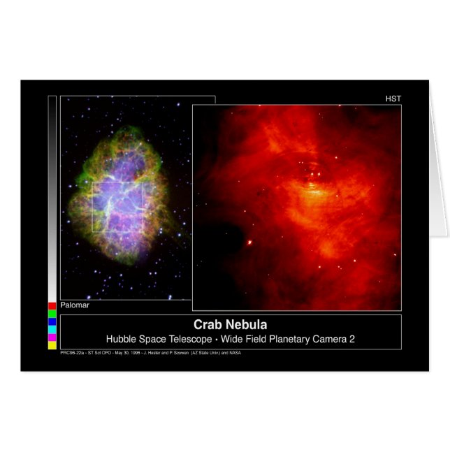 Télescope Nebula Hubble Crab (Devant horizontal)