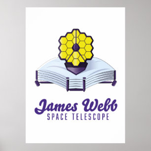 Télescope spatial James Webb. Affiche