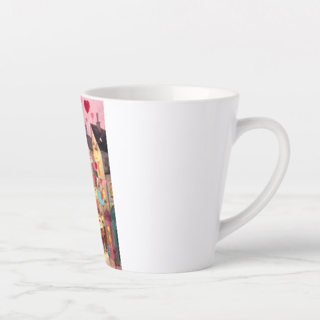TELLEMENT DE VALENTINS À LIVRER Tasse à latte (Droite)