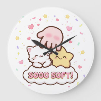 TELLEMENT DOUX ! Horloge murale enfant étoile chat