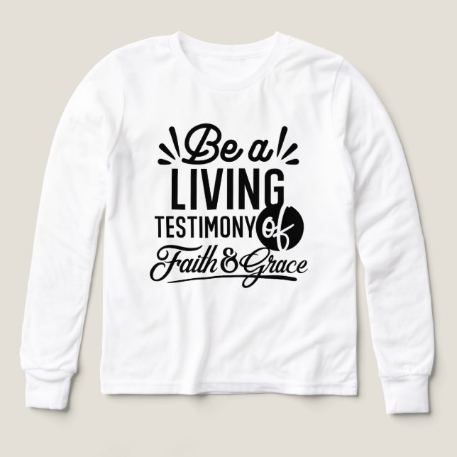 Témoignage Vivant Citation Biblique Motivation Chr (Motif recto)
