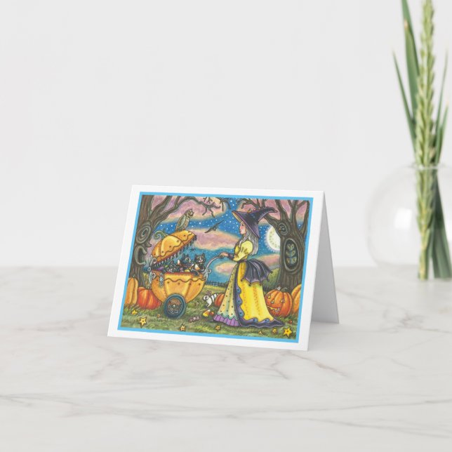 TÉMOIN, BÉBÉ EN CHAT NOIR, CARTE DE REMARQUE Vide (Devant)