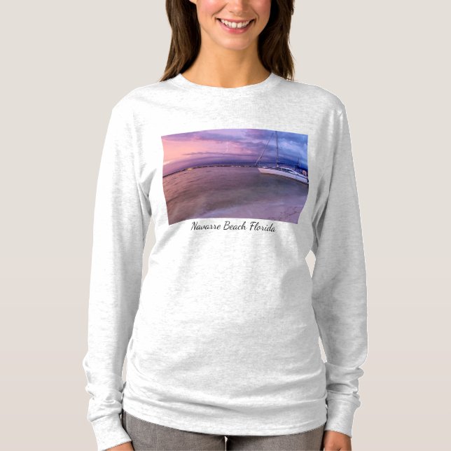 Tempête Arrivée En Navarre Floride Long Tshirt Man (Devant)