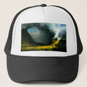 Tempête d'Albert Bierstadt dans le casquette de