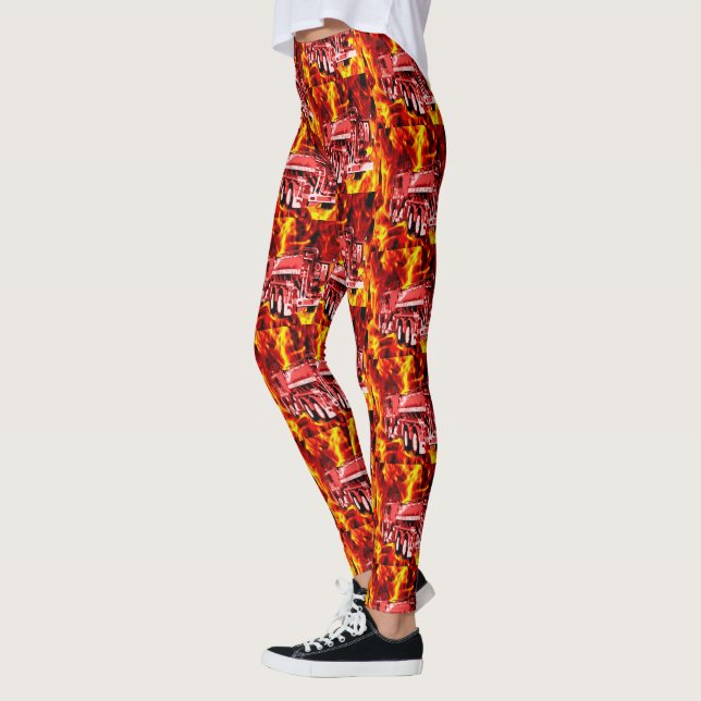Tempête de feu, Leggings (Gauche)