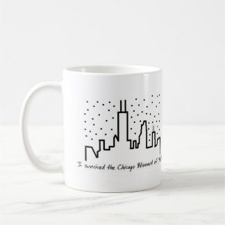 Tempête de neige 2011 de Chicago - tasse