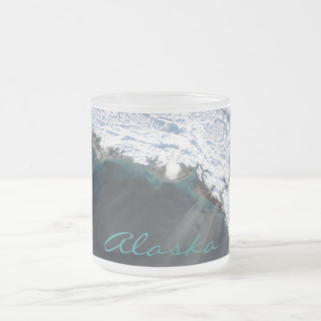 Tempête de poussière de l'Alaska Gelée Mug de verr (Centre)