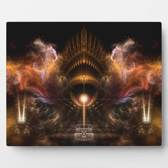 Tempête du vent Plaque photo art fractal (Devant)