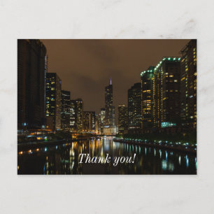 Tempête en préparation sur Chicago Carte postale d