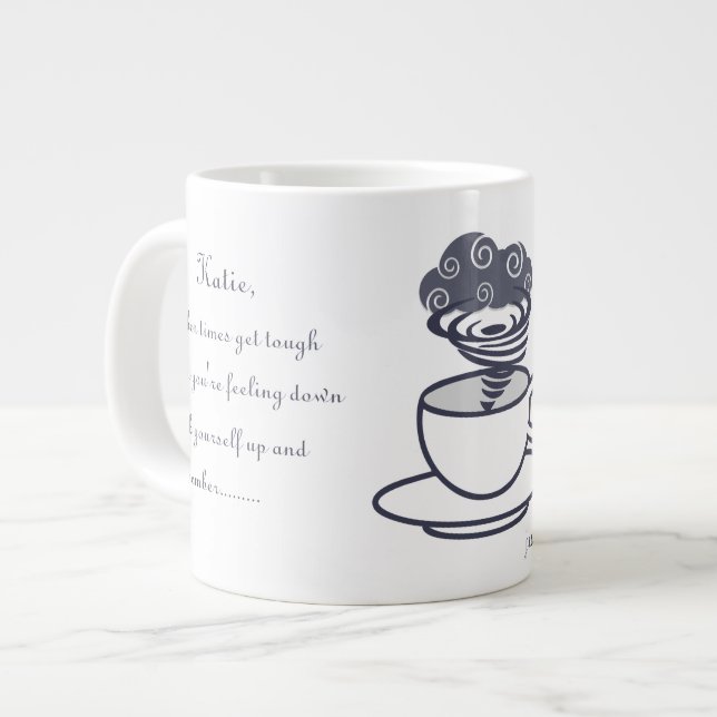 Tempête inspirante dans une tasse de thé (Devant gauche)