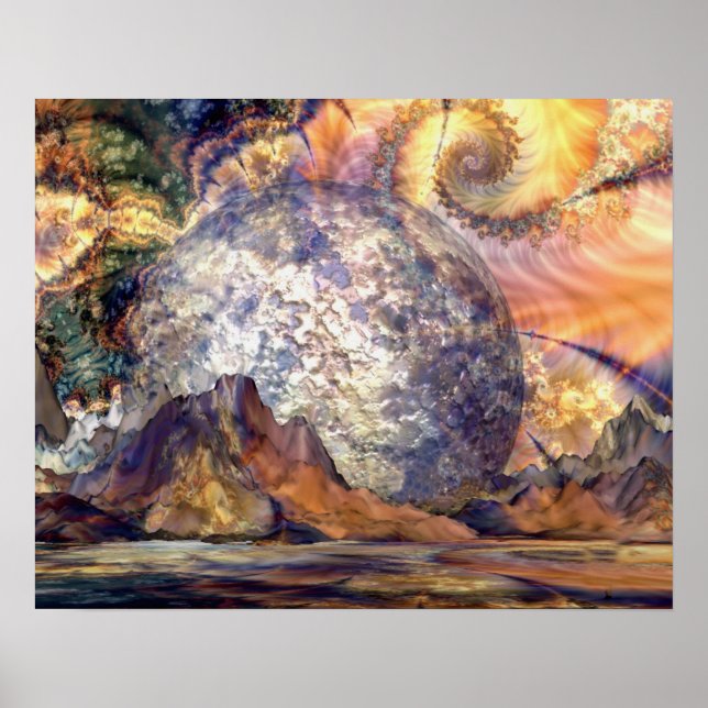 Tempête lunaire - Poster (Devant)