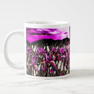 Tempête rose Iris Champs Mug