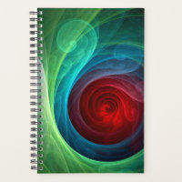 Tempête rouge Floral Art moderne Abstrait Motif co