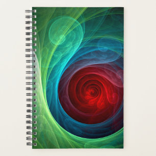 Tempête rouge Floral Art moderne Abstrait Motif co