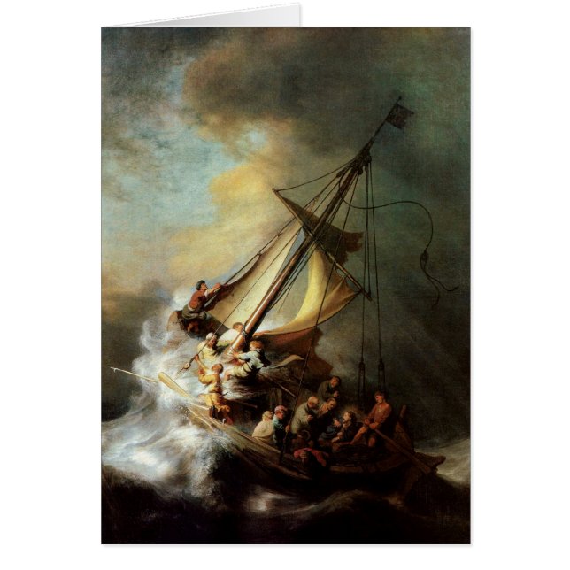 Tempête sur la mer de la Galilée (Devant)