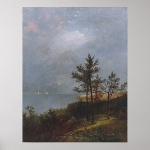 Tempête sur Long Island Sound (1872) Affiche