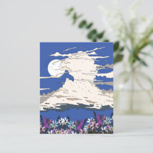 Tempête tropicale et fleurs