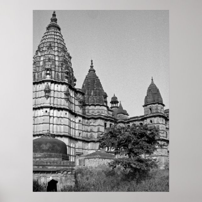 Temple à Varanasi Inde Poster (Devant)