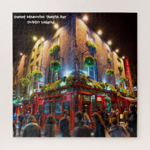 Temple Bar Dublin Irlande. Jigsaw Puzzle