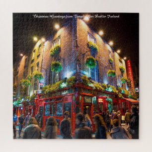 Temple Bar Dublin Irlande. Jigsaw Puzzle