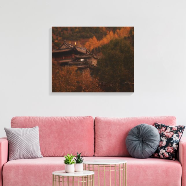 Temple bouddhiste Toile enveloppée (Insitu(Salon))