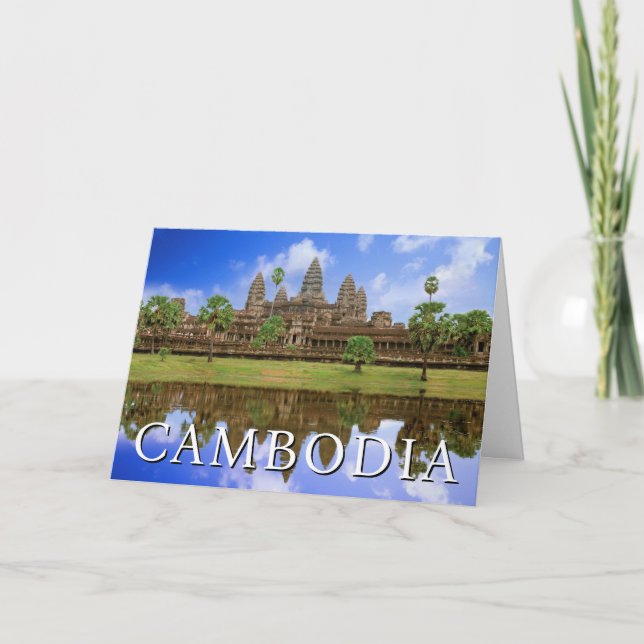 Temple d'Angkor Wat | Kampuchea, Cambodge Merci (Devant)