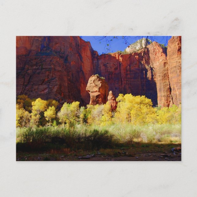 Temple de Sinawava, Sion, Utah, Carte postale (Devant)