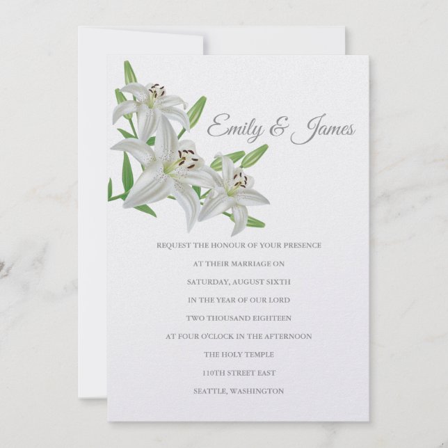 Temple Faire-part de mariage (Devant)