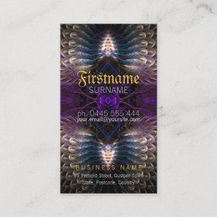 Temple Fractal Feathal Carte de visite