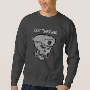 TEMPLE inversé MRG - sweatshirt du crâne TXSG