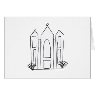 Temple mormon simple moderne LDS Salt Lake City