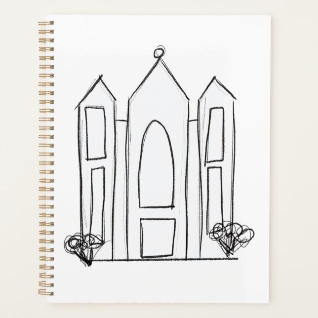 Temple mormon simple moderne LDS Salt Lake City  (Devant)