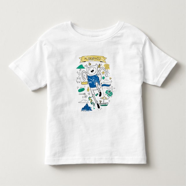 Temps d'aventure | T-shirt "Algebraic" Finn Sketch (Devant)