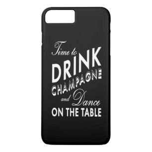 Temps de boire Champagne iPhone 7 Plus Coque