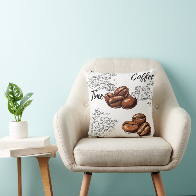 Temps de café coussin & poufs (Chaise)