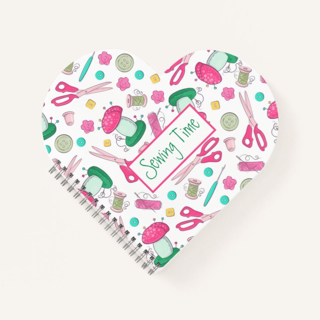 Temps de couture Carnet spiral (Devant)