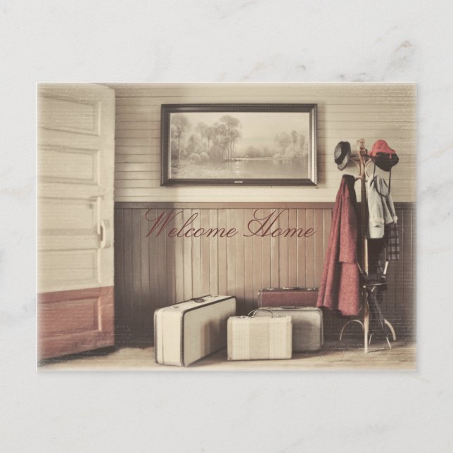 Temps de déplacement - Carte postale - Coloré (Devant)