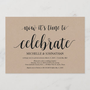 temps de la fête, mariage elopement invitations
