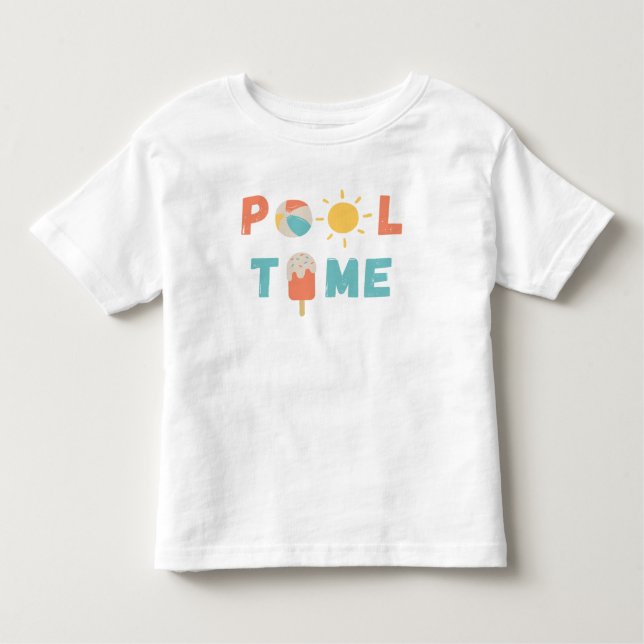 temps de la piscine. Tablette Tops & T-Shirts (Devant)