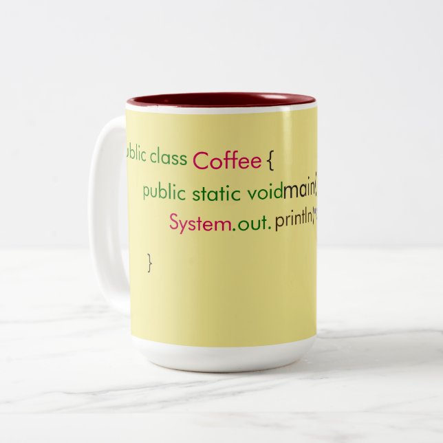 Temps de pause Mug (Devant gauche)